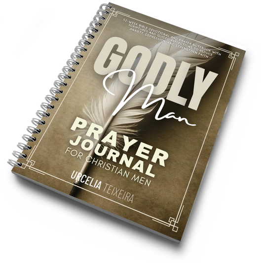 Godly Man Prayer Journal for Christian Men - Spiral Bound